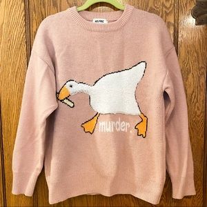 Aelfric Eden Pink Murder Goose Sweater